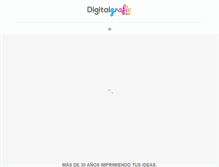 Tablet Screenshot of digitalgraficmadrid.es